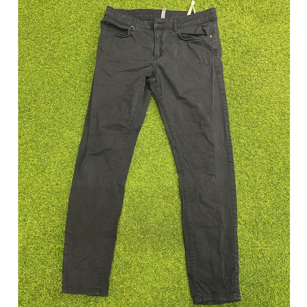 Zara Man Black Slim Fit Chino Pants Trousers Size 34 Mens R8L2BA24-M